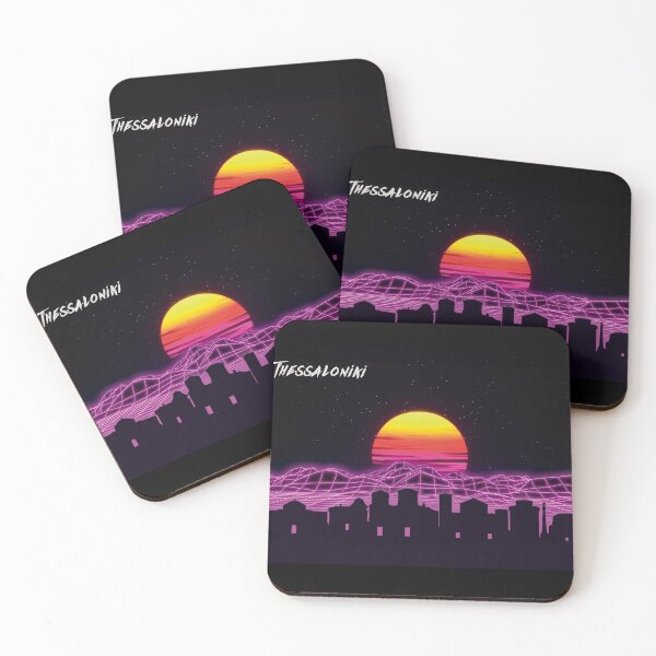 Item preview, Thessaloniki Skyline Neon Nights designed and sold by DFerraz.