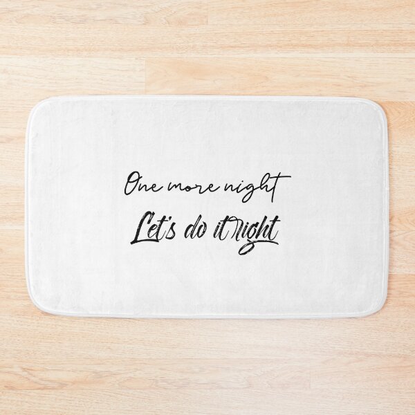 Item preview, One More Night Let's Do It Right (black) designed and sold by Allyoudois.