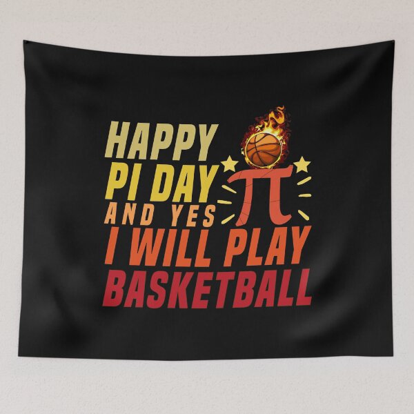 Item preview, Funny Happy Pi Day Mathematic Math Teacher for Pi Day 3.14 And Basketball Lover designed and sold by beunique5.