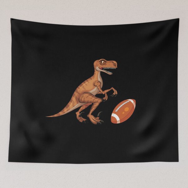 Item preview, Dinosaur Playing Rugby,Funny Good Dinosaur Rugby Lovers Art designed and sold by pedrored369.