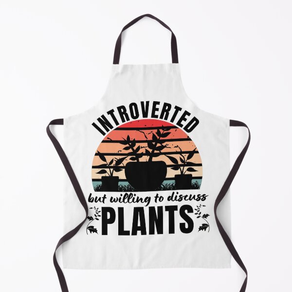 Item preview, Introverted But Willing To Discuss Plants Plants Lover Antisocial Plant Mom Plant Dad Vintage designed and sold by EyanShop.