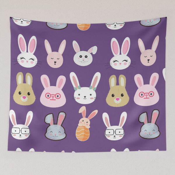 Item preview, Easter bunny emojis designed and sold by Tanuja  Sharma.