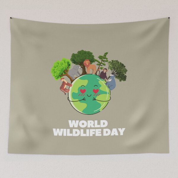 Item preview, Celebrate World Wildlife Day designed and sold by MugsAndDuds.