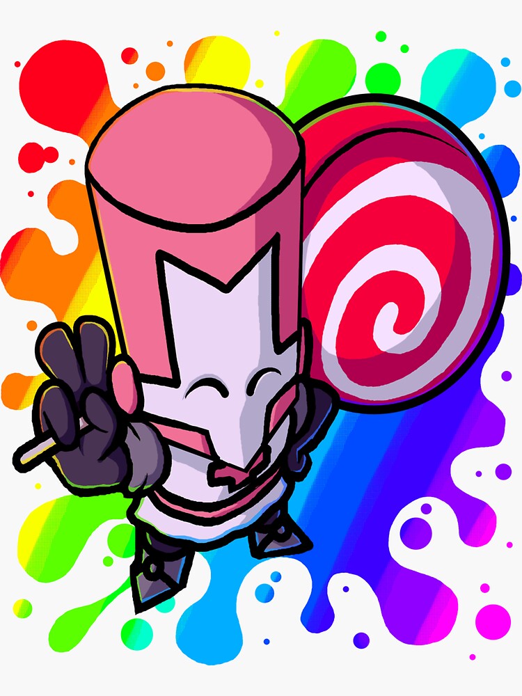 Pink Knight Sticker By Hogobrogh Redbubble