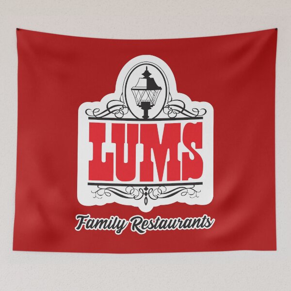 Aperçu de l'œuvre Restaurants familiaux à Lums créée et vendue par TeeArcade84.