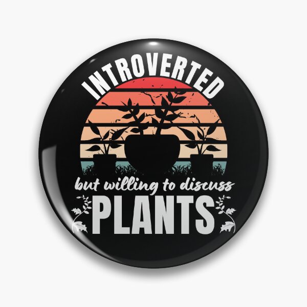 Item preview, Introverted But Willing To Discuss Plants Plants Lover Antisocial Plant Mom Plant Dad Vintage designed and sold by EyanShop.