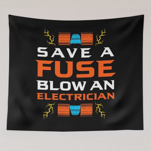 Item preview, Save A Fuse Blow An Electrician Electrical Technician  designed and sold by KathrineSandnes.
