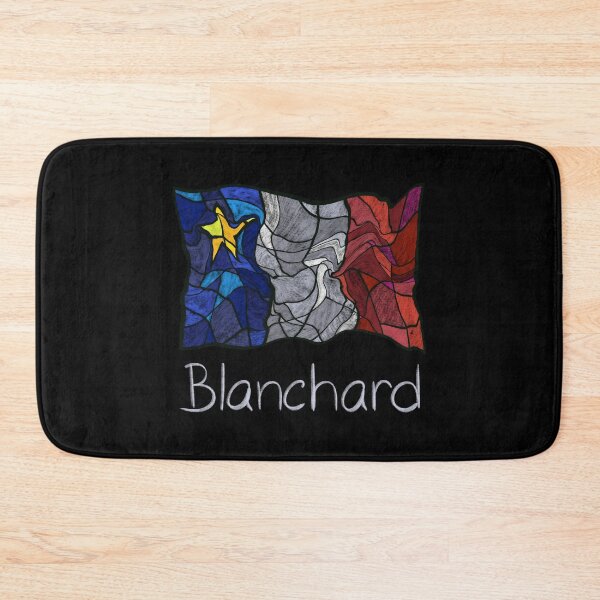 Item preview, Acadian Flag pastel liquid mosaic Blanchard  - Drapeau acadien mosaïque liquide pastel vitrail Blanchard designed and sold by ColoursOfFrance.