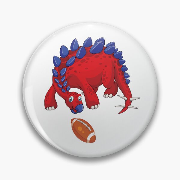 Item preview, Dinosaur Playing Rugby ,Funny Good Dinosaur Rugby Lovers Cool Red Blue Design designed and sold by pedrored369.