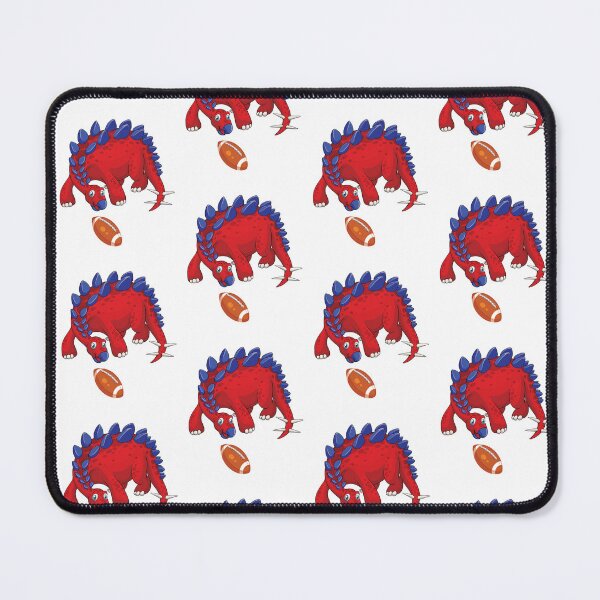 Item preview, Dinosaur Playing Rugby ,Funny Good Dinosaur Rugby Lovers Cool Red Blue Design designed and sold by pedrored369.
