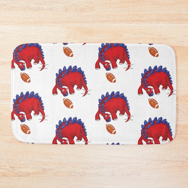 Item preview, Dinosaur Playing Rugby ,Funny Good Dinosaur Rugby Lovers Cool Red Blue Design designed and sold by pedrored369.