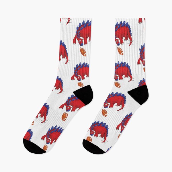 Item preview, Dinosaur Playing Rugby ,Funny Good Dinosaur Rugby Lovers Cool Red Blue Design designed and sold by pedrored369.