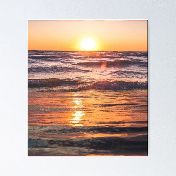 Item preview, Romantic sunset over the beach  designed and sold by ravencobain93.