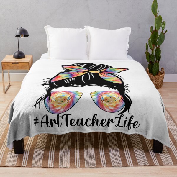 Item preview, Art Teacher Life Messy Bun Shirt Back to School Art Teacher designed and sold by moonligh1996.