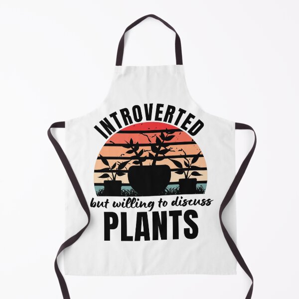 Item preview, Introverted But Willing To Discuss Plants Plants Lover Antisocial Plant Mom Plant Dad Vintage designed and sold by EyanShop.