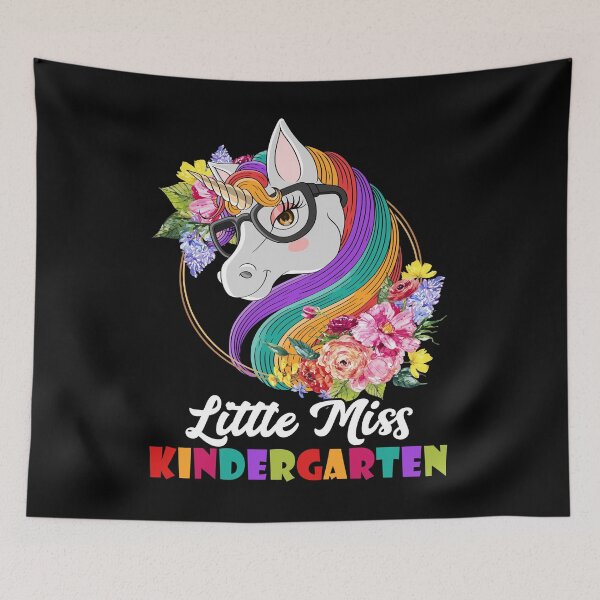 Item preview, Little Miss Kindergarten Unicorn Back to School Here I Come  designed and sold by moonligh1996.