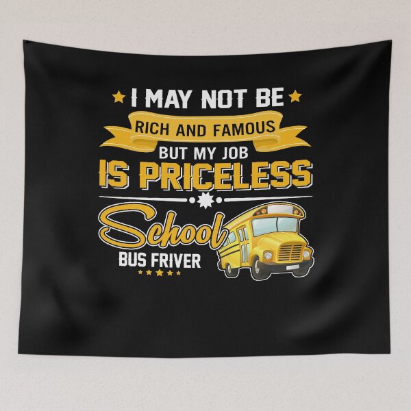Item preview, My Job is Priceless School Bus Driver Classic  designed and sold by moonligh1996.
