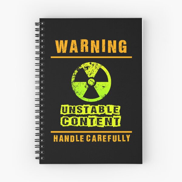 Item preview, WARNING! UNSTABLE CONTENT designed and sold by MantixArt.