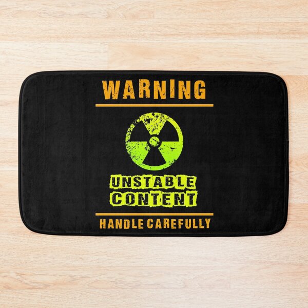 Item preview, WARNING! UNSTABLE CONTENT designed and sold by MantixArt.