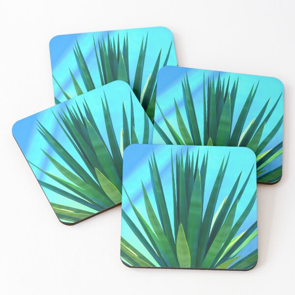 Item preview, Exotic Succulent Leaves Illuminated By Fantasy Blue Moonlight designed and sold by DEC02.