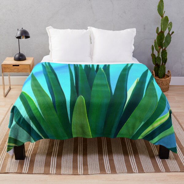 Item preview, Exotic Succulent Leaves Illuminated By Fantasy Blue Moonlight designed and sold by DEC02.
