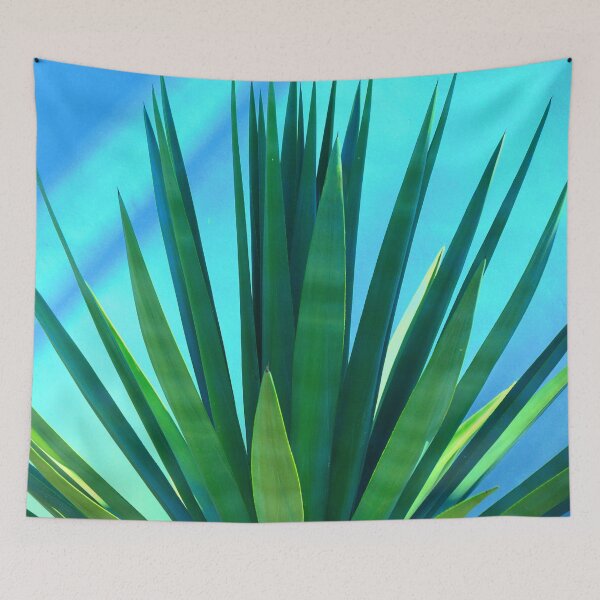 Item preview, Exotic Succulent Leaves Illuminated By Fantasy Blue Moonlight designed and sold by DEC02.