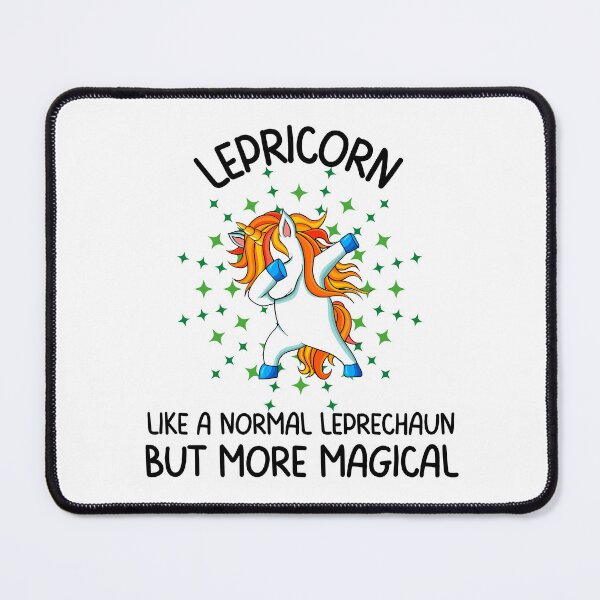 Item preview, Lepricorn like a normal leprechaun but more magical, Fun print for teachers who like St. Paddy's day, dabbing unicorns and being awesome designed and sold by Auntieck.
