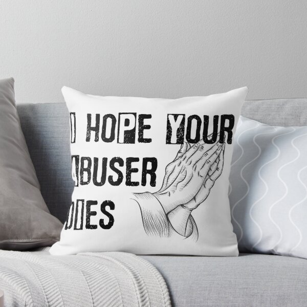 Item preview, "I Hope Your Abuser Dies" T-Shirts & Lightweight Hoodie Caps Stickers & Magne Phone Cases & Skinsts  designed and sold by REDHOUSESHOP.
