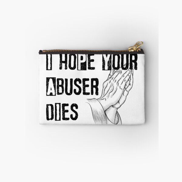 Item preview, "I Hope Your Abuser Dies" T-Shirts & Lightweight Hoodie Caps Stickers & Magne Phone Cases & Skinsts  designed and sold by REDHOUSESHOP.