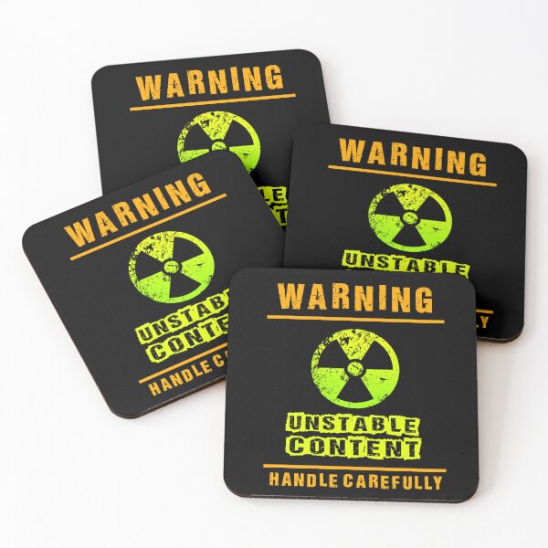 Item preview, WARNING! UNSTABLE CONTENT designed and sold by MantixArt.