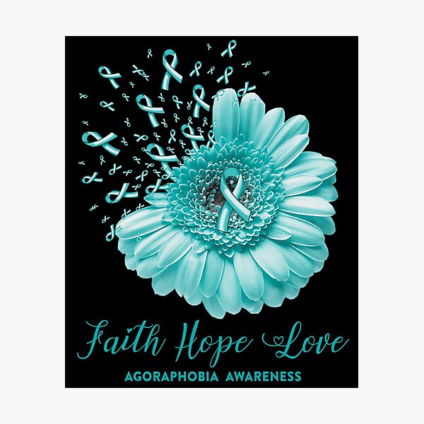 Item preview, Faith Hope Love Agoraphobia Awareness designed and sold by Tadmab.