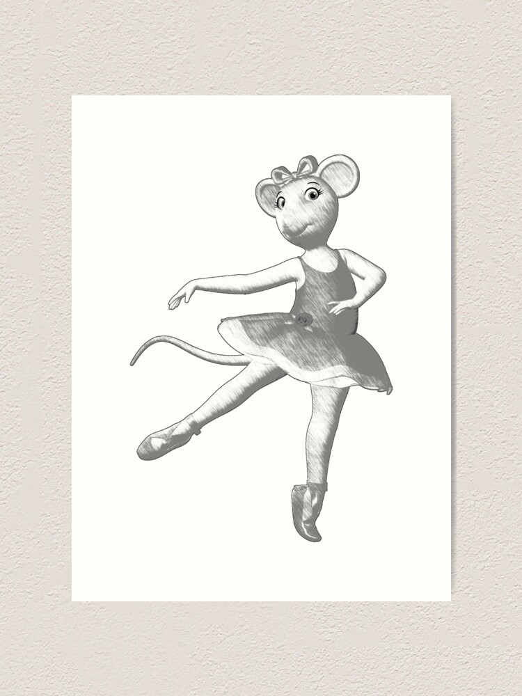 "Angelina Ballerina " Art Print by craigie1211 | Redbubble