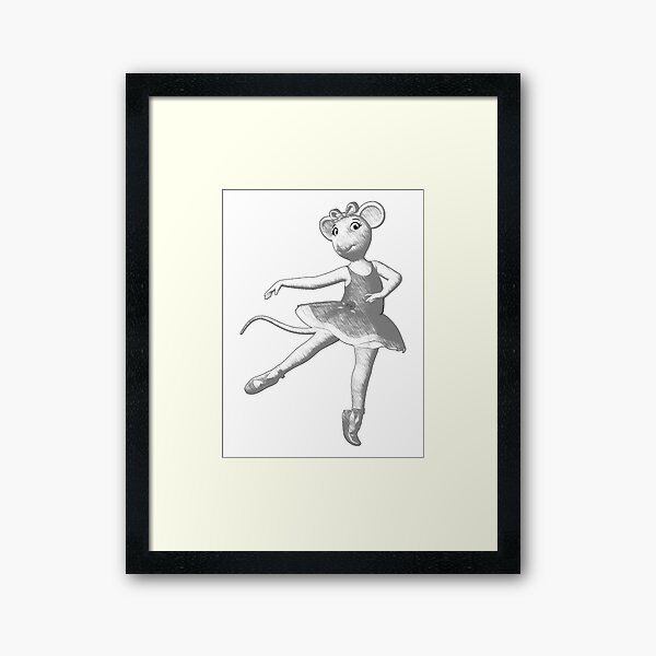 Angelina Ballerina Framed Art Print