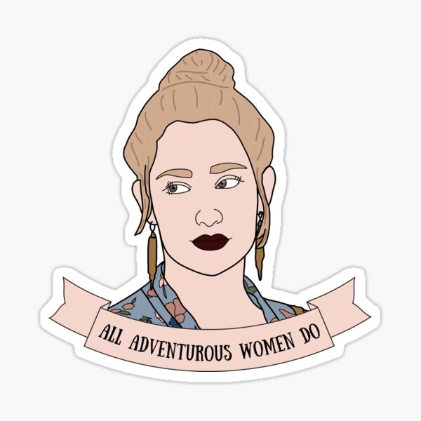 All Adventurous Women Do - Girls Sticker