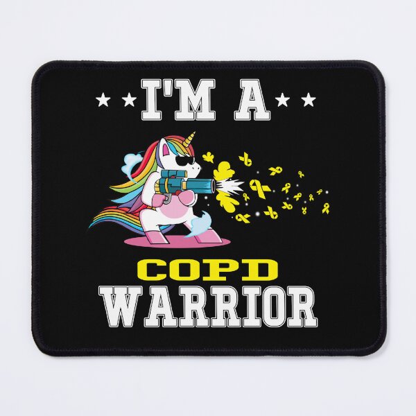 Item preview, Funny Unicorn I'm A COPD Warrior designed and sold by heppenp.