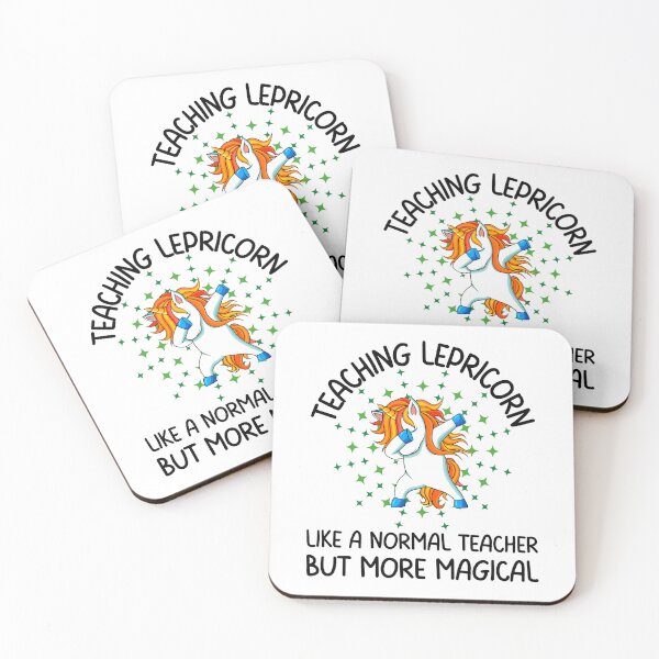 Item preview, Teaching Lepricorn like a normal teacher but more magical, Fun print for teachers who like St. Paddy's day, dabbing unicorns and being awesome designed and sold by Auntieck.