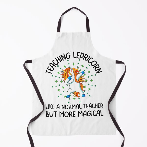 Item preview, Teaching Lepricorn like a normal teacher but more magical, Fun print for teachers who like St. Paddy's day, dabbing unicorns and being awesome designed and sold by Auntieck.