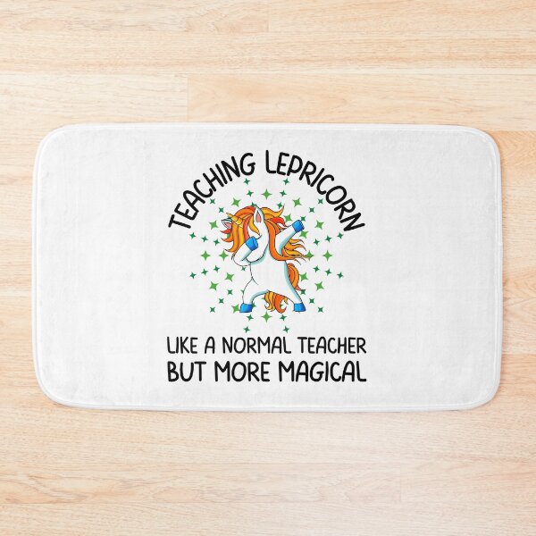 Item preview, Teaching Lepricorn like a normal teacher but more magical, Fun print for teachers who like St. Paddy's day, dabbing unicorns and being awesome designed and sold by Auntieck.