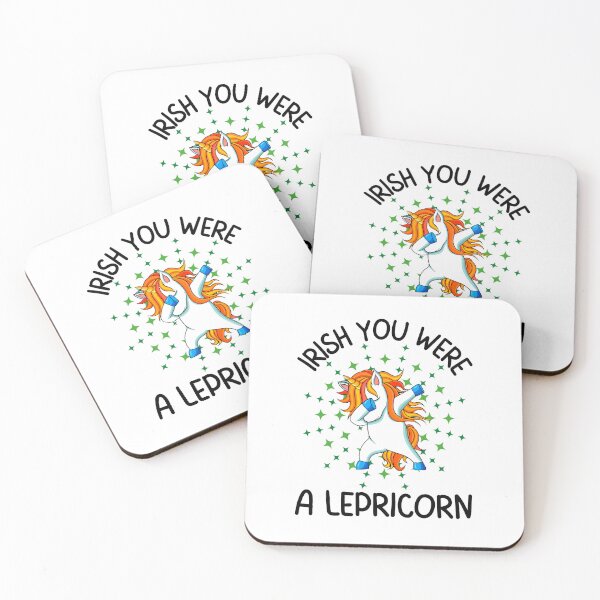 Item preview, Irish you were a lepricorn, Fun print for teachers who like St. Paddy's day, dabbing unicorns and being awesome designed and sold by Auntieck.