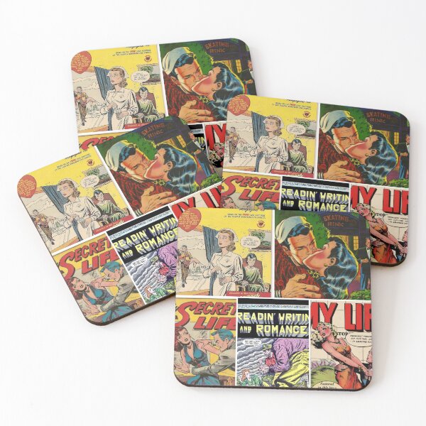 Item preview, Oldish Vintage Romance Comics Montage Set #4 designed and sold by Krispsm.