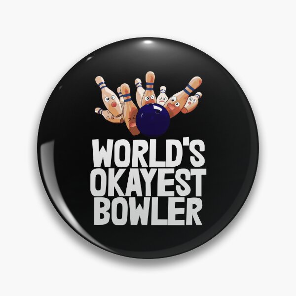 Item preview, World's Okayest Bowler designed and sold by Bendthetrend.