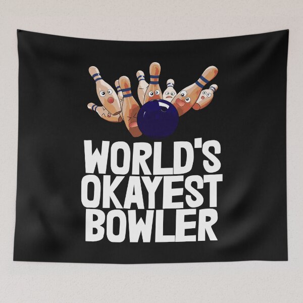Item preview, World's Okayest Bowler designed and sold by Bendthetrend.