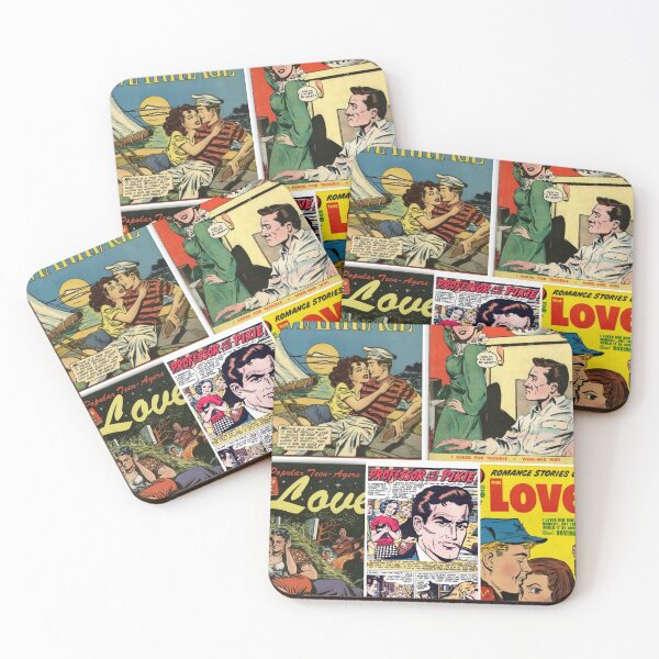 Item preview, Oldish Vintage Romance Comics Montage Set #5 designed and sold by Krispsm.