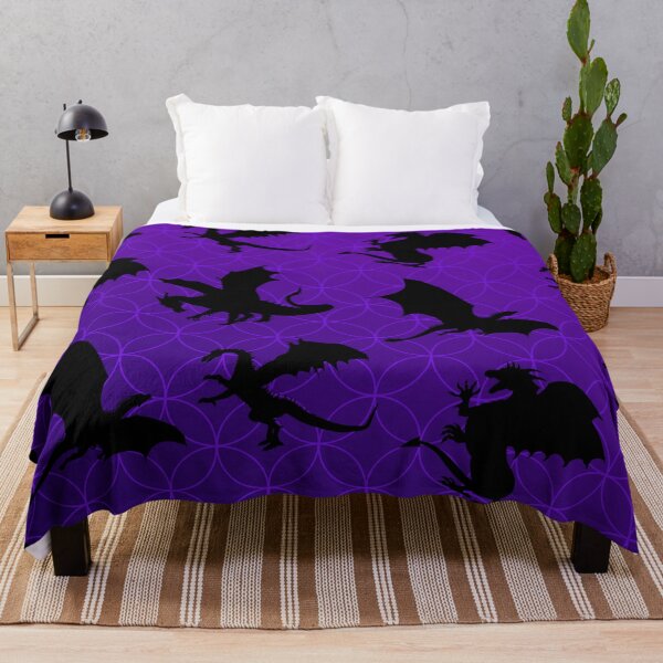 Item preview, Large Dragon Print on Purple designed and sold by PinHookPrincess.