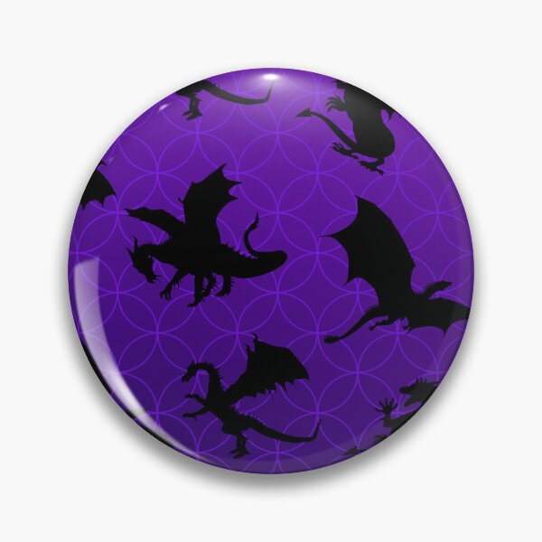 Item preview, Large Dragon Print on Purple designed and sold by PinHookPrincess.