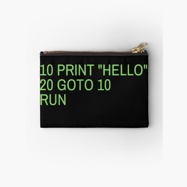 Item preview, BASIC 10 Print Hello designed and sold by Peter Stawicki.