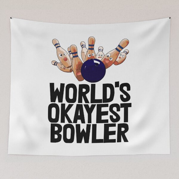 Item preview, World's Okayest Bowlers designed and sold by Bendthetrend.