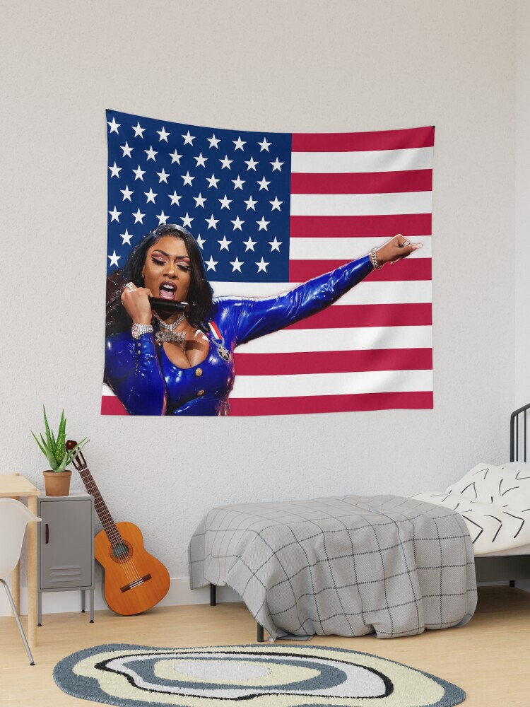 Megan Thee Stallion American Flag