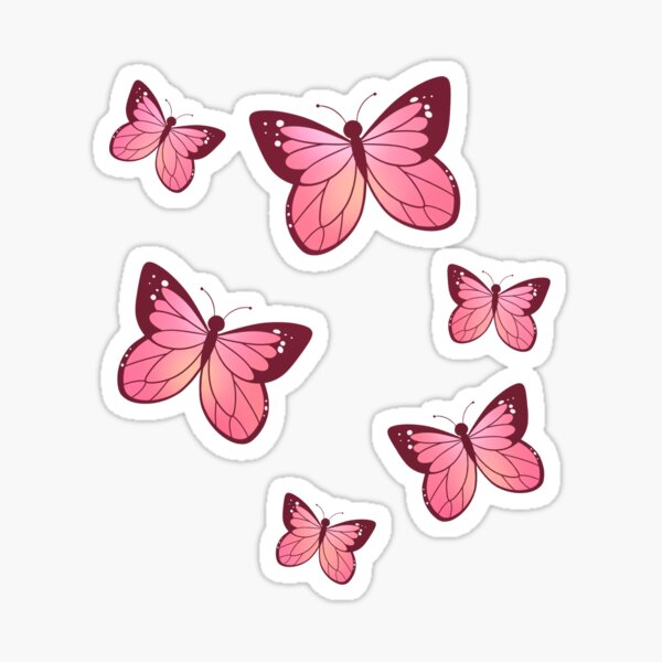 Pegatina «mariposas de lima» de Cloudlilies | Redbubble