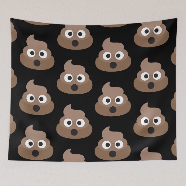 Item preview, Surprised Poop Emoji Poo designed and sold by roarr.